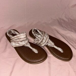Women’s Sanuk Yoga Sling 2 - Size 8.5 - Tan Aztec Pattern​